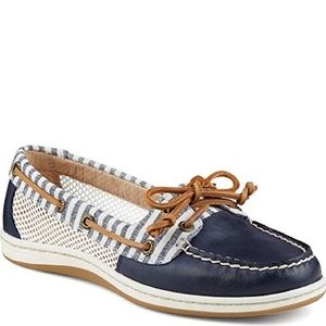 Sperry Top-Sider Women Firefish Stripe Boat Shoe - Size 9